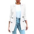 thumbnail image 1 of Timegard Womens Jackets Plus Size Button Work Jackets Business Casual Fitting Slim Comfy Suit Jacket, 1 of 6