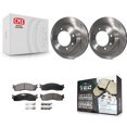 thumbnail image 1 of Transit Auto Front Disc Brake Rotors and Ceramic Pads Kit for Car Dodge Ram 1500 3500 2500 K8T-100216, 1 of 11
