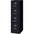 thumbnail image 3 of Scranton &amp; Co 4 Drawer 22" Deep Letter File Cabinet in Black, Fully Assembled, 3 of 14