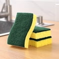 thumbnail image 4 of Feltree 6pc Wood Pulp Sponge Blue Scouring Cloth Kitchen Dishwashing Pot Cleaning Wood Pulp Sponge, 4 of 8