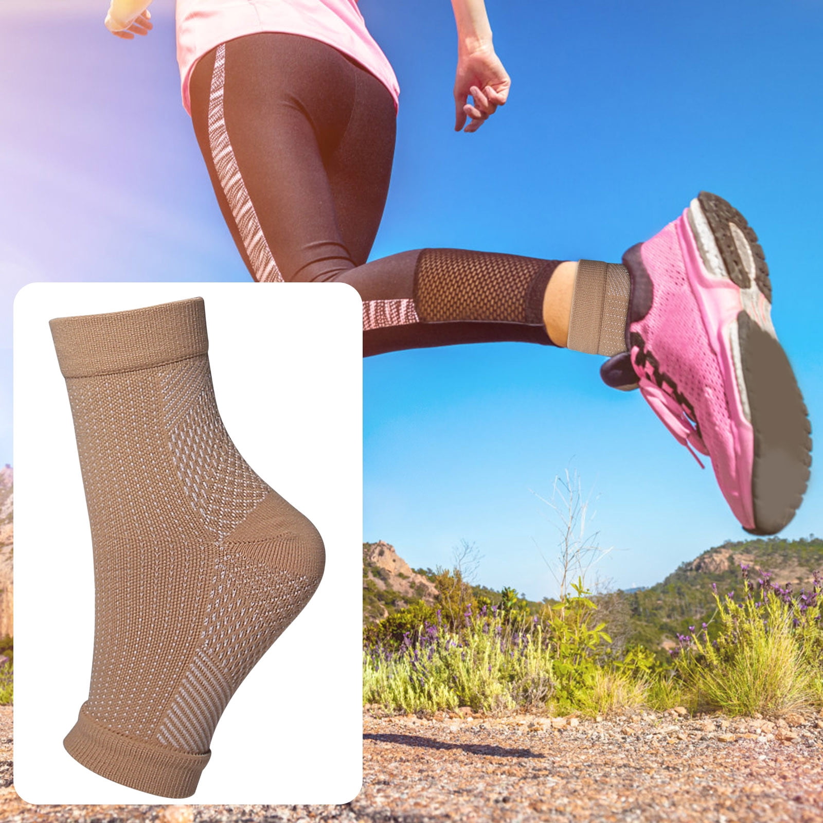Bilqis Deals Orthopaedic Compression Socks Foot Compression Ankle Support Plantar Fasciitis Socks Grip Socks Football Fitness Socks