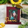 thumbnail image 3 of Graduation Photo Frame 2026 Vertical Wooden Tabletop Display With Acrylic Insert Hat And Tassel Decor, 3 of 5