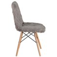 thumbnail image 3 of Shaggy Dog Hot Pink Accent Chair, 3 of 9