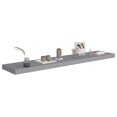 thumbnail image 5 of vidaXL Floating Wall Shelves 2 pcs Grey 120x23.5x3.8 cm MDF, 5 of 5