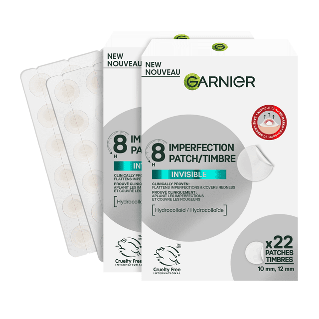 Garnier Pimple Patch, Invisible Hydrocolloid Patches, 44 Count
