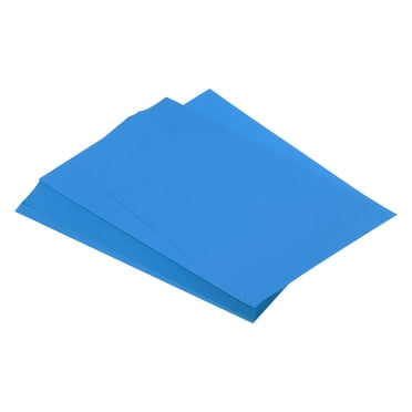 Unique Bargains 125 Sheets A4 Colored Print Copy Paper 8.5' x 11' Origami Paper Printer Paper 80gsm for Printing, Blue