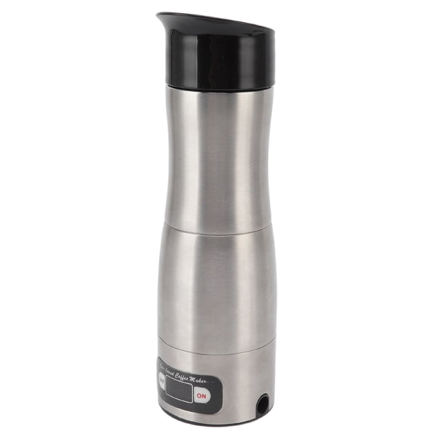 Machine à Café Électrique Portable, Machine à Café de Voyage en Acier Inoxydable 304 de Qualité Alimentaire, Simple pour Voyager pour les Amateurs de Café