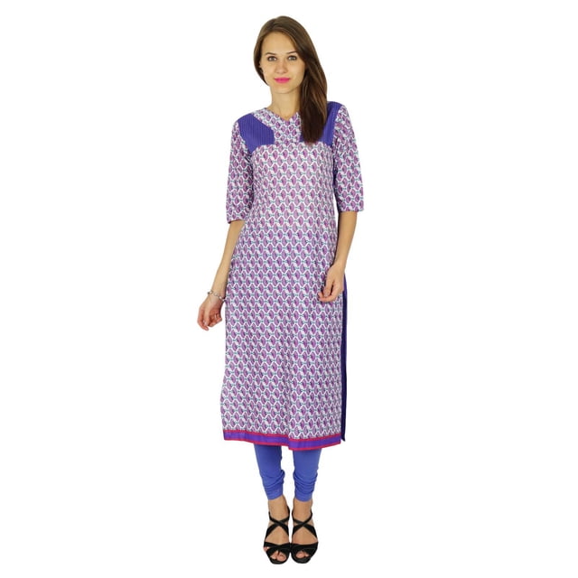 Phagun Kurti Ethnique Indienne en Coton, Kurta Bollywood de Designer, Tunique Robe pour Femme