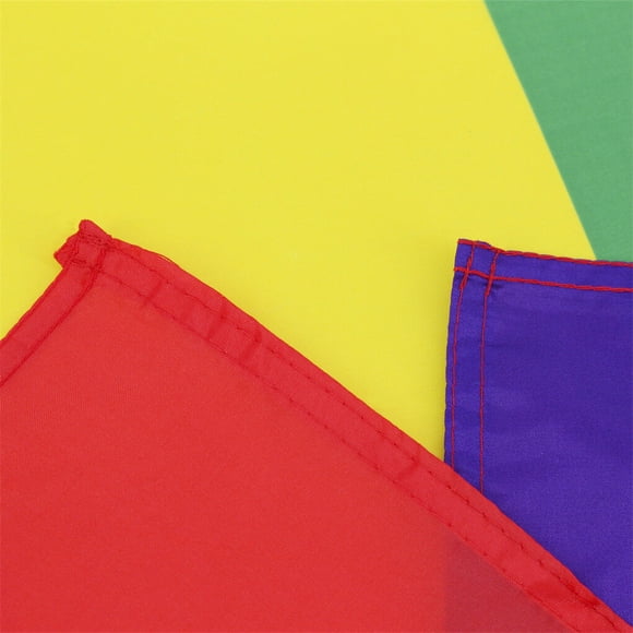 Polyester Banner Colorful Print Flag Double Stitching Colorful Flag 90x150cm Flag Rainbow Polyester Banner