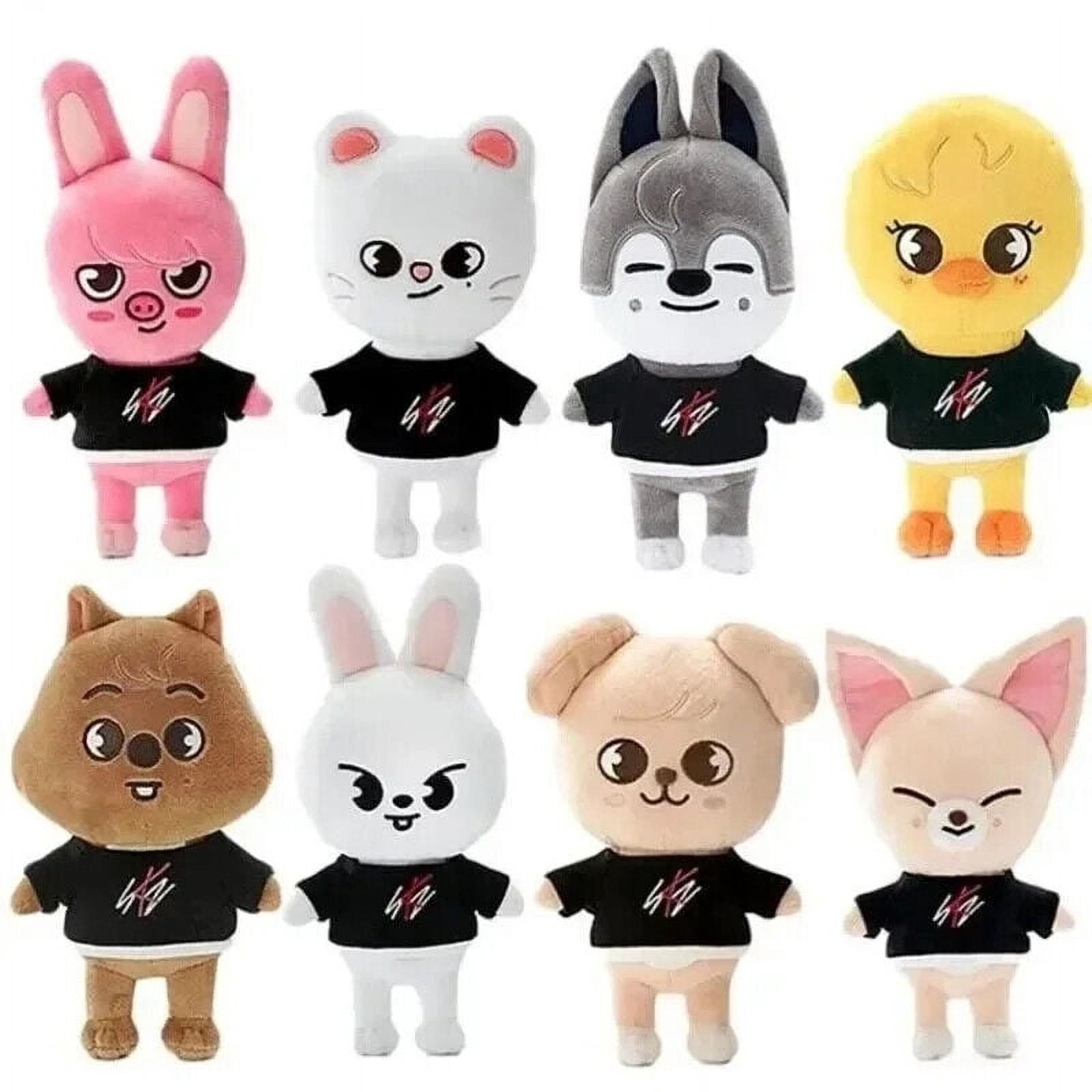 8" 8PCS Stray Kids Skzoo Plush Doll Toys Cartoon anime Doll Soft Stuffed Cartoon Skzoo Plush Toy Gift Toys for Kids Fans