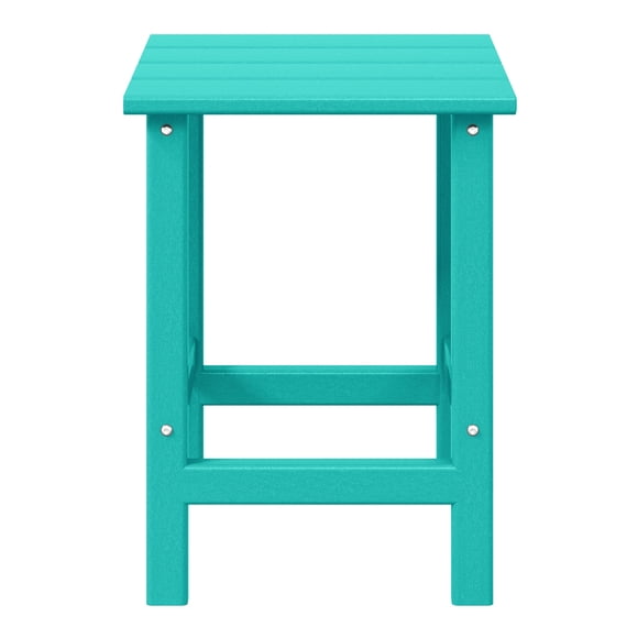 WestinTrends Malibu Table d'Appoint Carré de 14 Pouces pour Chaise Adirondack, Turquoise