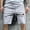Grey, variant on Men's Solid Color Cargo Shorts Men Casual Drawstring Sport Short Pants Relaxed Fit Shorts with Multi Pockets