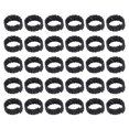 thumbnail image 1 of 30 Pcs Accessoires Perruques Extensions de Cheveux Anneaux de Serrage Tresses Dreadlocks Perles Poignets Clips (Noir), 1 of 7