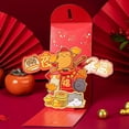 thumbnail image 2 of Penkiiy Enveloppes Rouges Chinoises Enveloppes du Nouvel An Hong Bao 2025 Année du Serpent, Enveloppes pour Argent-Cadeau, Poches Rouges, pour le Nouvel An Chinois, Mariages, Cadeaux d'Anniversaire, Bébé et Proches en Visite, 2 of 6