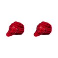 thumbnail image 1 of Wweixi Warm Up In Style With Fashionable Wool Cap For Cold Weather Knitted Hats Knitted Caps Funny Hat Wool Hat Ear Protectors red 2Set, 1 of 6
