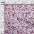 thumbnail image 2 of oneOone Rayon Purple Fabric Floral Sewing Craft Projects Fabric Prints By Yard 56 Inch Wide, 2 of 4
