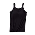 thumbnail image 2 of LSLJS Women's Solid Color Chest Cushion Exposed Navel Camisole with Blouse, Womens Camisole Tank Tops, 2 of 6