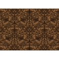 thumbnail image 1 of Ahgly Company Tapis Rectangulaire Lavable en Machine Intérieur Transitionnel Noir Brun, 2 Pieds x 5 Pieds, 1 of 7