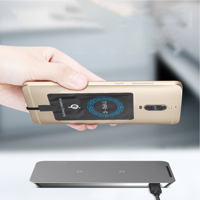 Convenient Charging Receiver Sticker, Wireless Charger Receiver, For TYPE-C Interface Home