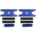 thumbnail image 1 of 2X Ice Bags with Straps, Hot Cold Therapy Reusable Ice Bag Pack & Wrap for Head, Shoulder, Back, Knee .(9 Inch, Blue),2 x 9 inch ice bag 2 x Cloth wrap 4 x Elastic straps,blue & black, 1 of 10