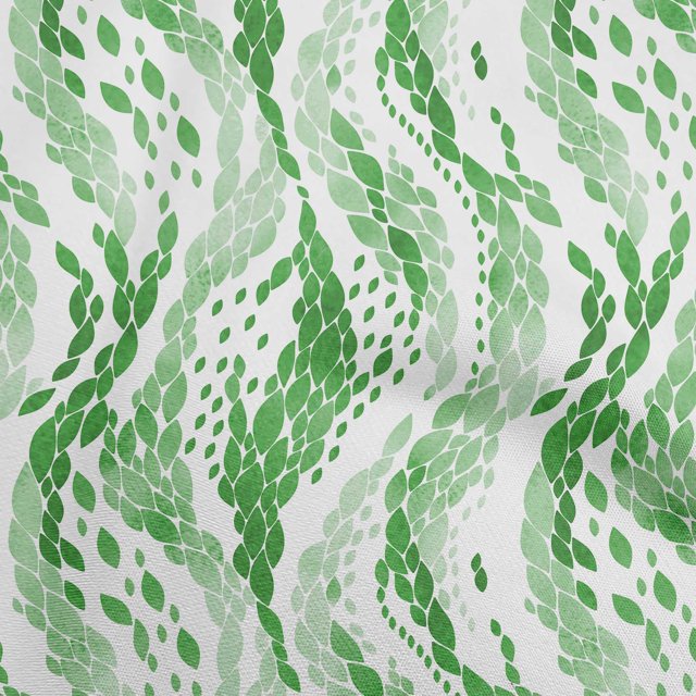 oneOone Cotton Poplin Green Fabric Abstract Craft Projects Decor Fabric Printed By The Yard 56 Inch Wide