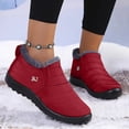thumbnail image 2 of Mepaouo Bottes de Neige pour Femmes Imperméables Bottillons d'Hiver Confortables pour l'Extérieur à Enfiler Chaussures de Marche, 2 of 7