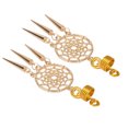 thumbnail image 1 of Beard Dreadlock Accessories, Alloy Golden Spider Web Beard Dreadlock Accessories  for Role Playing, 1 of 8