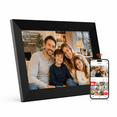 thumbnail image 1 of FPD 10.1 inch WiFi Digital Photo Frame with Frameo App, 1280 x 800 IPS Touch Screen, 32GB Storage, 128GB microSD/TF Card Expansion, Auto-Rotate, Wall Mountable-Black, 1 of 13