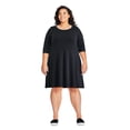 thumbnail image 2 of George Women's Plus Skater Dress, 2 of 6