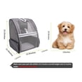 thumbnail image 3 of Portable Pet Travel Carrier, Breathable Multifunctional Foldable Pet Carrier Backpack for Small Medium Large Dogs Cats, 3 of 7