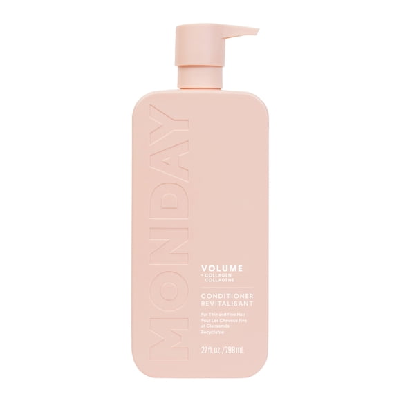 MONDAY Haircare VOLUME Conditioner with Hydrolyzed Collagen, Coconut Oil, Shea Butter & Macadamia Oil for Thin, Fine & Flat Hair