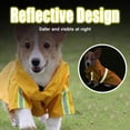 thumbnail image 2 of Dog Raincoat with Hood Pocket Reflective Adjustable Waterproof Slicker Rain Jacket for Small Medium Large Dog, 2 of 8