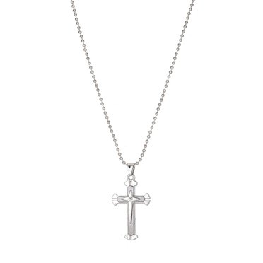 TopLLC Black 3-layer Split Pendant Titanium Steel Necklace Stainless Steel A necklace