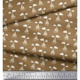 thumbnail image 2 of Soimoi Polyester Crepe Fabric Cloud,Fish & Yacht Nautical Print Fabric by The Yard 52 Inch Wide, 2 of 3