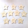 thumbnail image 3 of Langgg 10 Pieces Christmas Tree Plywood Photo Frame Assortment Hotel Living Room Wall Star Hanging Decoration Assorted Kit 1Set, 3 of 6