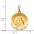 thumbnail image 2 of 14K Yellow Gold Saint Anthony Small Round Medal Pendant, 2 of 2