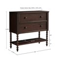 thumbnail image 3 of Madison Park Signature Beckett MDF Solid Wood Accent Chest in Morocco Brown, 3 of 11