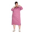 thumbnail image 2 of George Women's Plus Hooded Fleece Midi Dress, 2 of 6