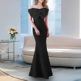thumbnail image 1 of UPPADA Wedding Guest Dresses for Women One Shoulder Ruched Formal Evening Dress Wrap Ruffle Hem Dress Halter Bodycon Maxi Dress High Waist Party Prom Gown Cocktail Dress Clearance on sale, 1 of 4