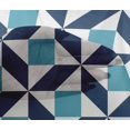 thumbnail image 4 of oneOone Viscose Chiffon Fabric Triangle|Parallelogram & Square Geometric Print Sewing Fabric BTY 42 Inch Wide, 4 of 4