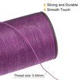 thumbnail image 4 of Unique Bargains Fil Ciré en Polyester Violet Pâle, 175 Verges, 4 of 5