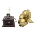 thumbnail image 2 of Modèle de Phonographe Vintage, Tourne-Disque Rétro en Fer pour Décoration Intérieure, Entrées, Chambres, 2 of 7