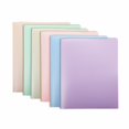 thumbnail image 1 of ZTTD Folders with Pockets (6 Pack, Assorted Colors), Plastic Folder with Pocket, Poly Folder for Documents Letter Size, 2 Pocket Folders with Business Card Slot for Home, S-chool, Office, 1 of 4