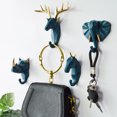 thumbnail image 3 of Wweixi Coat Hooks Easy To Install And Wide Application For Added In Daily Life White gold (deer) 1Set, 3 of 6