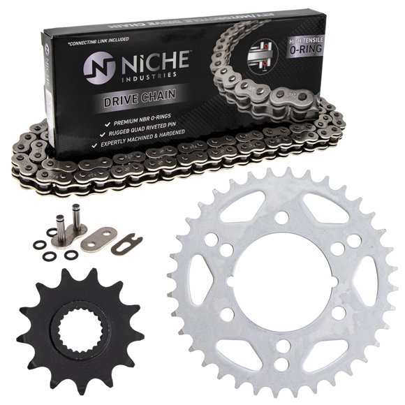 Niche Ensemble Chaîne et Pignon pour Polaris Scrambler 500 13/36T 520 O-Ring ATV MK1004552