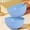 Blue, variant on Jubipavy Plastic Bowls- Microwave- Dishwasher Safe Cereal Bowl Large 12x6cm X 1pcs