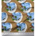 thumbnail image 1 of Soimoi Velvet Fabric Tropical Flower & Heart Print Fabric by Yard 58 Inch Wide, 1 of 3