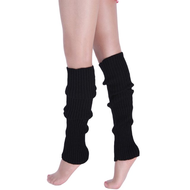 pitrice 2pack/lot Retro leg Texture Warmth Trend Fashinable 2pieces And leg For Occasions - Multicolor Soft Skin-friendly Black