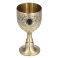 thumbnail image 2 of Large Chalice, Chalice Engraving Pattern Glossy  Zinc Alloy  For Home For Restaurant For Bar, 2 of 8