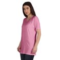 thumbnail image 4 of Inkmeso Plain Basic Tshirt Long Length Tee Short Sleeve Workout Top For Women, 4 of 9